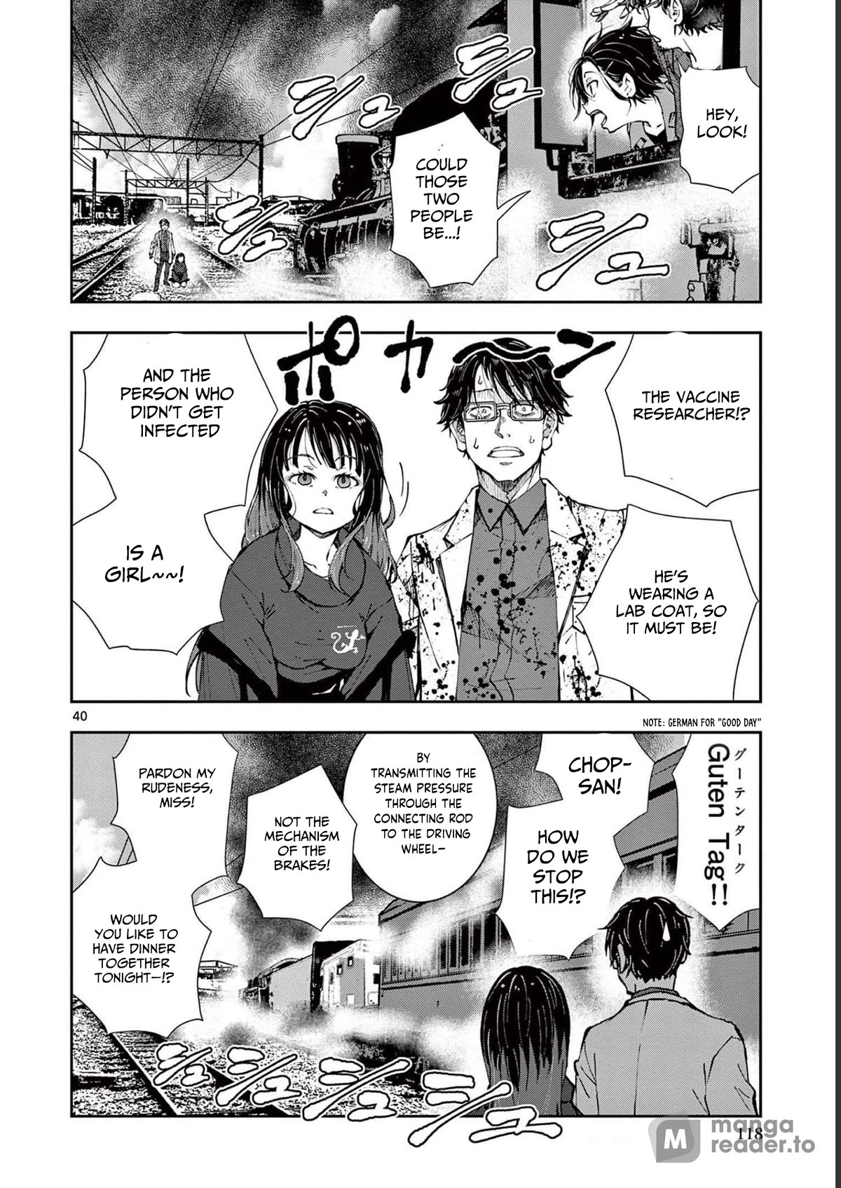 Zombie 100 ~100 Things I Want to do Before I Become a Zombie~ Chapter 45 page 41 - Chapter 45: Steam Locomotive of the dead