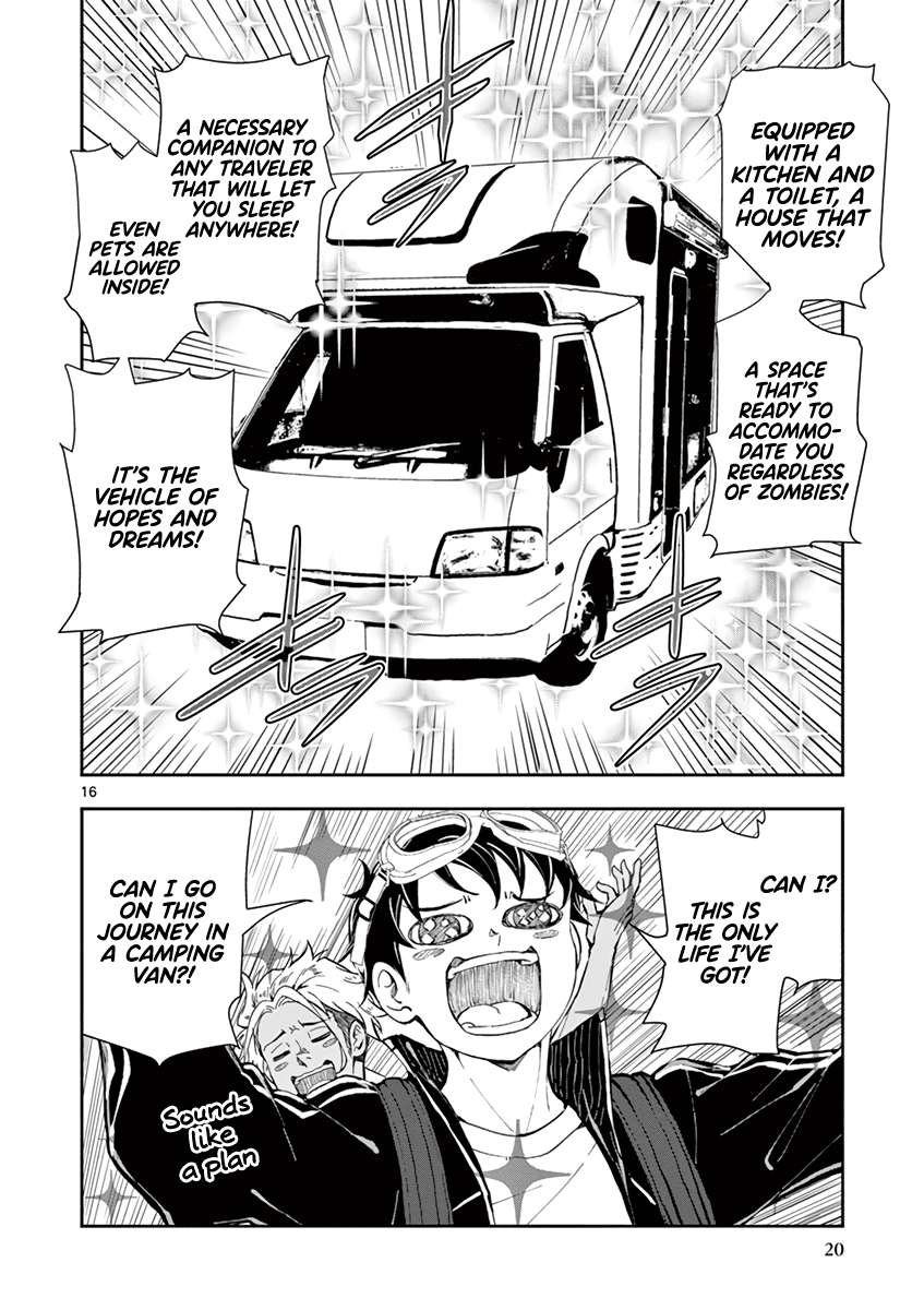 Zombie 100 ~100 Things I Want to do Before I Become a Zombie~ Chapter 8 page 18 - Chapter 8: Camping Car of the Dead