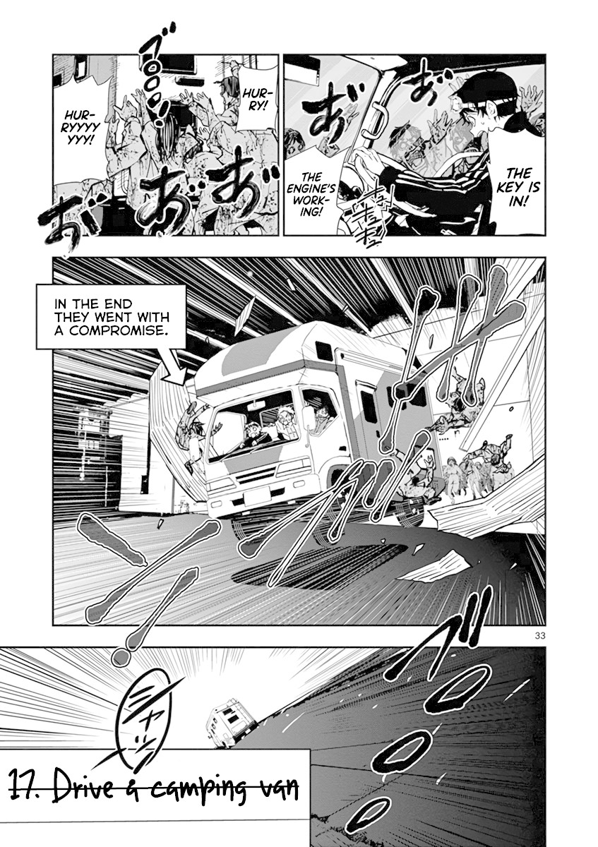 Zombie 100 ~100 Things I Want to do Before I Become a Zombie~ Chapter 8 page 34 - Chapter 8: Camping Car of the Dead