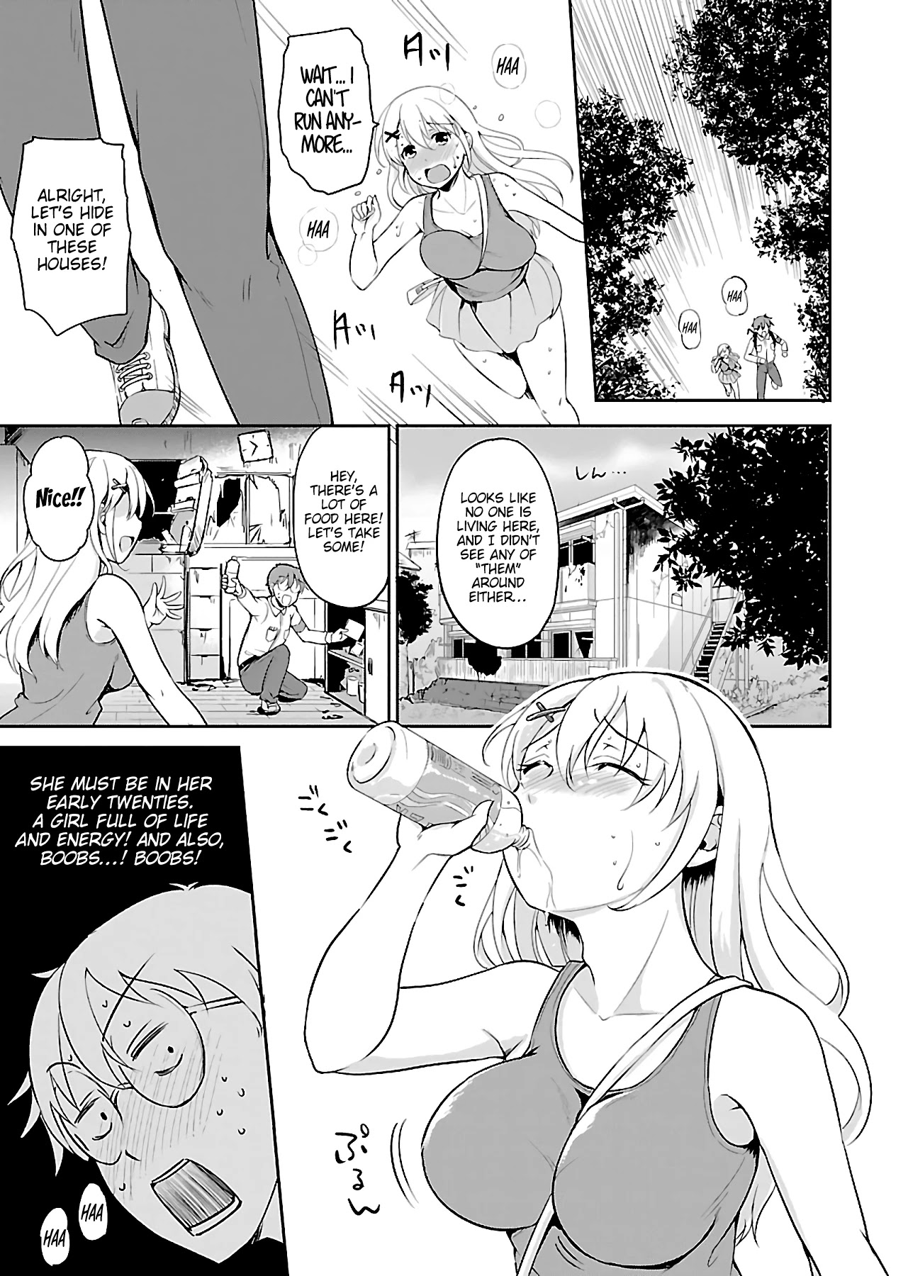 Zombie darake no Kono Sekai de wa Sex shinai to Ikinokorenai Chapter 1 page 10 - Chapter 1: Zombie 1
