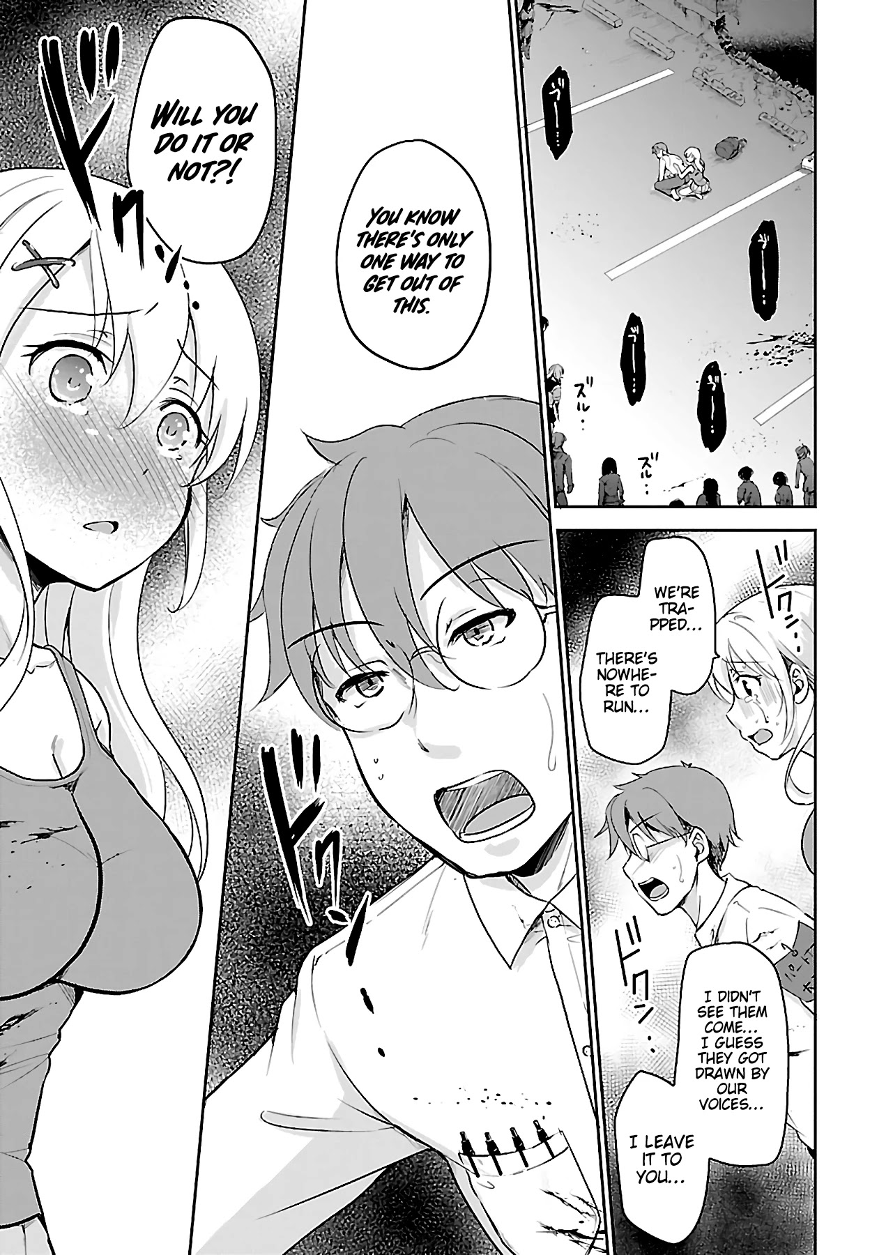 Zombie darake no Kono Sekai de wa Sex shinai to Ikinokorenai Chapter 1 page 26 - Chapter 1: Zombie 1