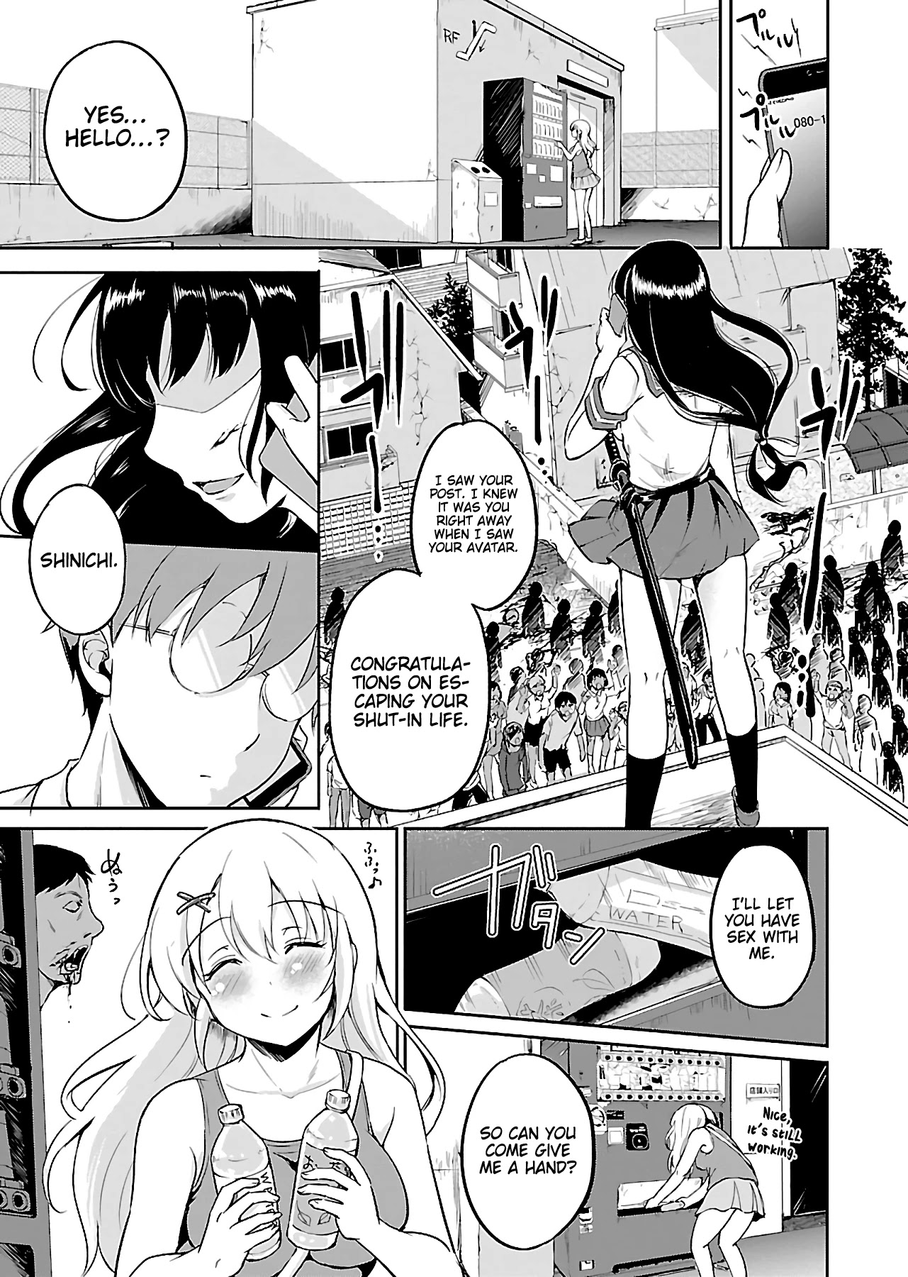 Zombie darake no Kono Sekai de wa Sex shinai to Ikinokorenai Chapter 1 page 34 - Chapter 1: Zombie 1