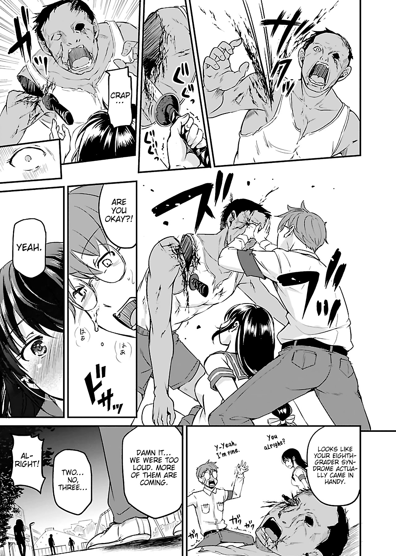 Zombie darake no Kono Sekai de wa Sex shinai to Ikinokorenai Chapter 2 page 18 - Chapter 2: Zombie 2