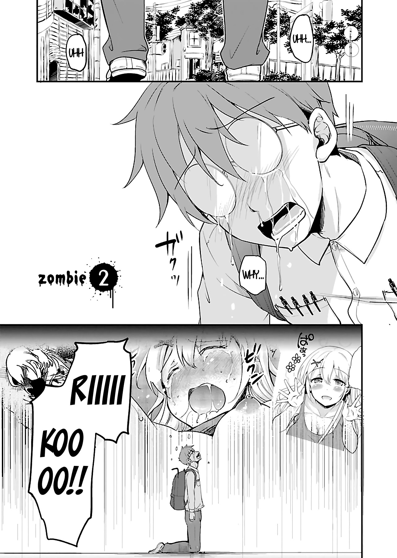 Zombie darake no Kono Sekai de wa Sex shinai to Ikinokorenai Chapter 2 page 2 - Chapter 2: Zombie 2