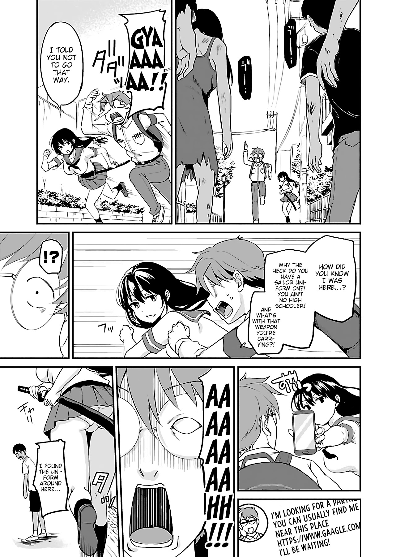 Zombie darake no Kono Sekai de wa Sex shinai to Ikinokorenai Chapter 2 page 4 - Chapter 2: Zombie 2