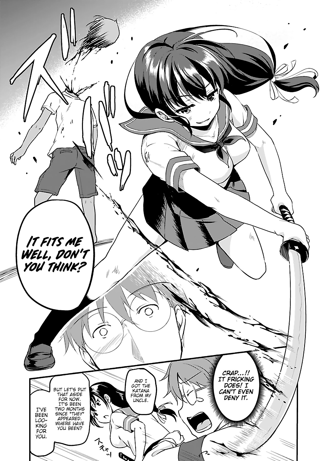 Zombie darake no Kono Sekai de wa Sex shinai to Ikinokorenai Chapter 2 page 5 - Chapter 2: Zombie 2