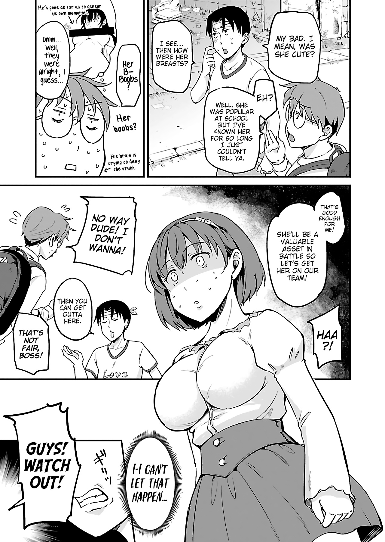 Zombie darake no Kono Sekai de wa Sex shinai to Ikinokorenai Chapter 3 page 14 - Chapter 3: Zombie 3