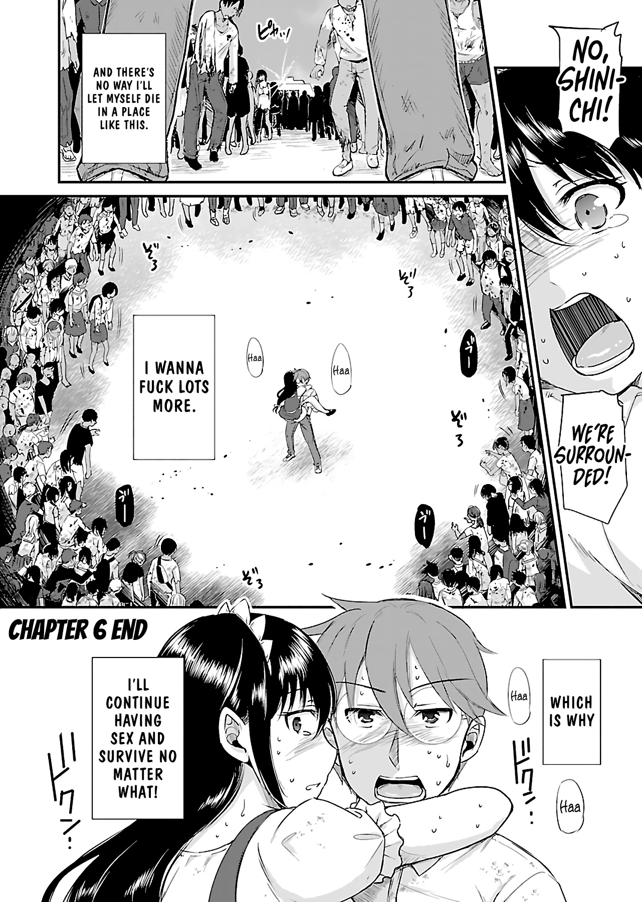 Zombie darake no Kono Sekai de wa Sex shinai to Ikinokorenai Chapter 6 page 24 - Chapter 6