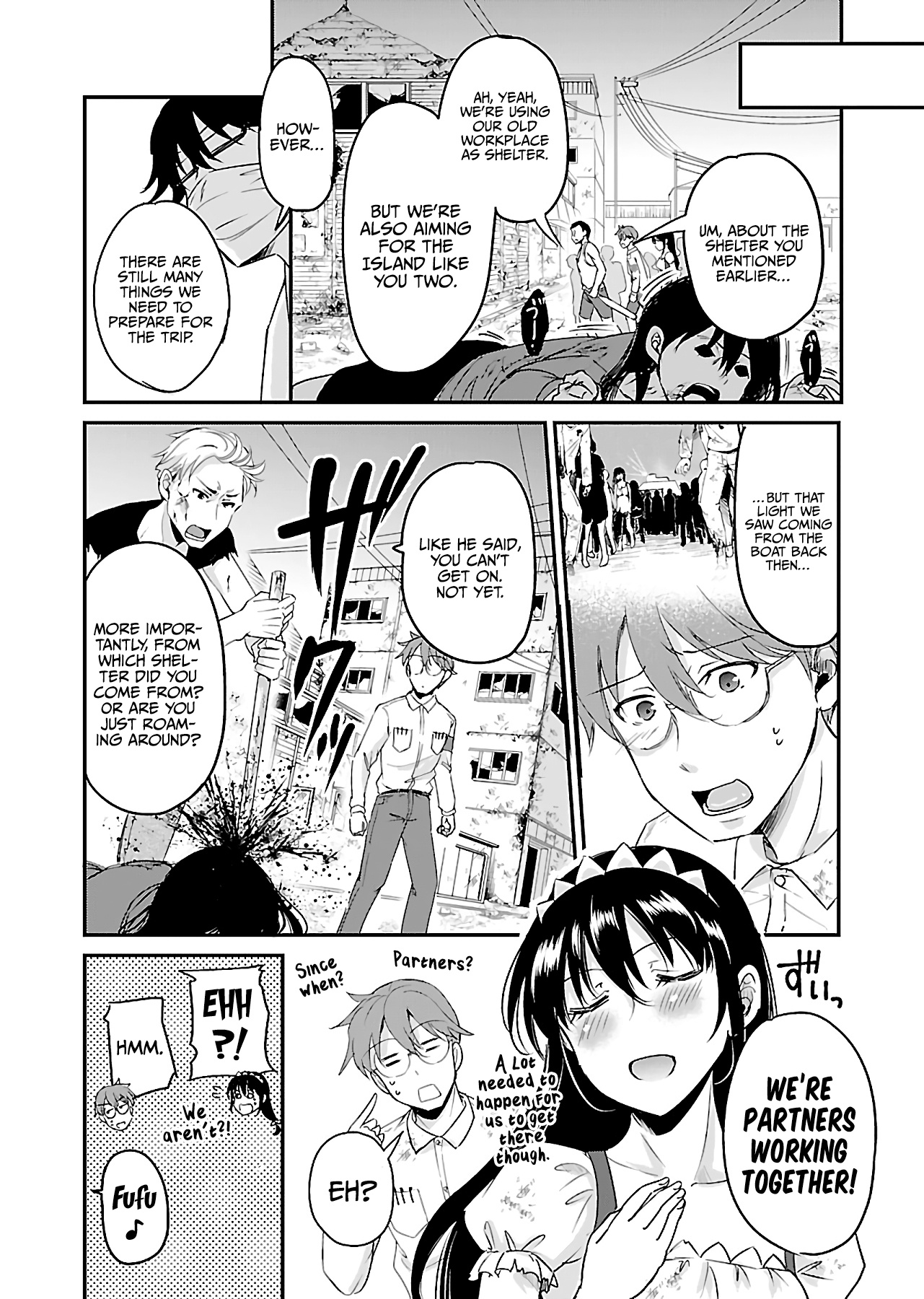 Zombie darake no Kono Sekai de wa Sex shinai to Ikinokorenai Chapter 7 page 12 - Chapter 7: Zombie 7