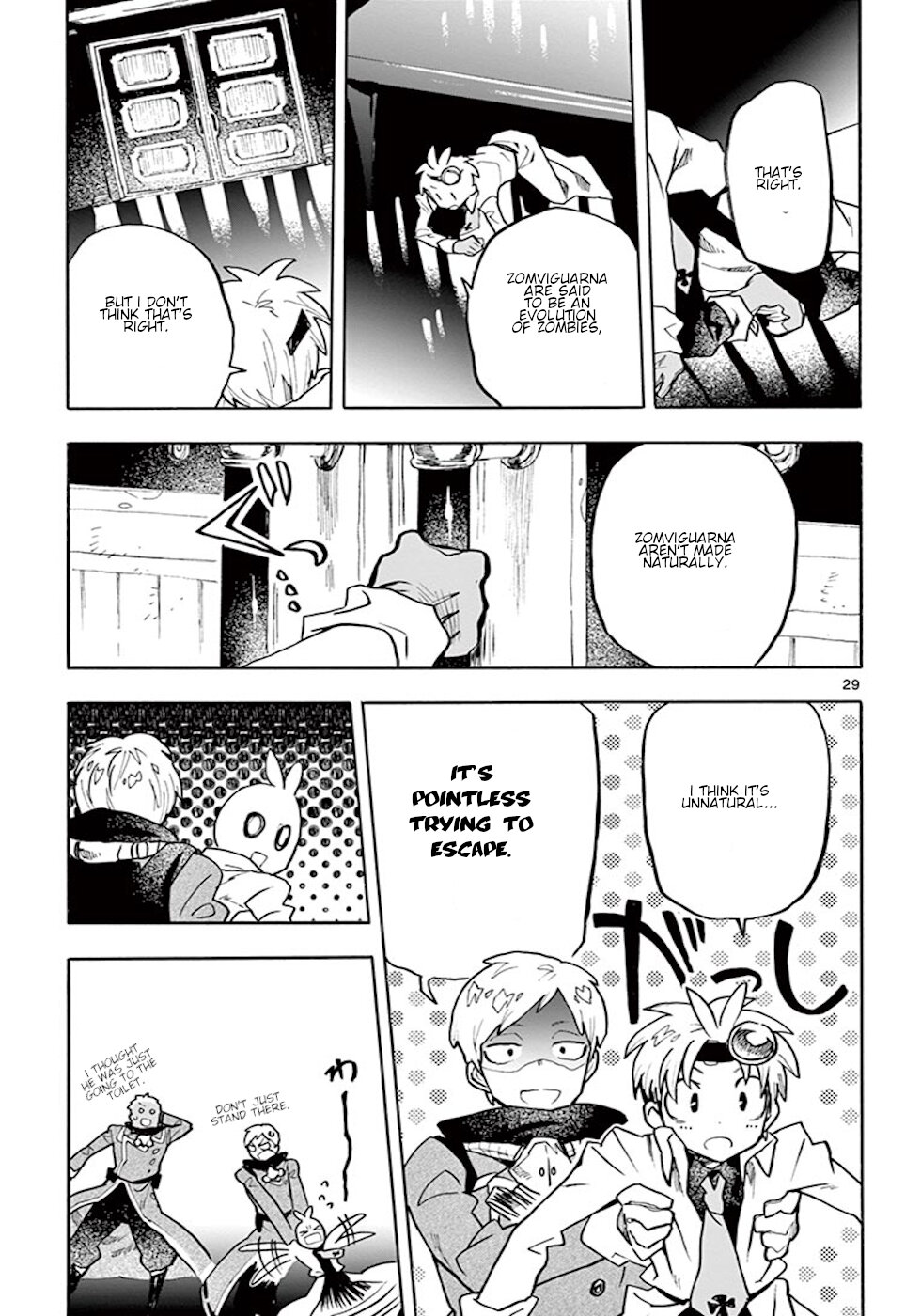 Zombie Gunner Chapter 14 page 28 - Chapter 14: The Nail Making Dolls