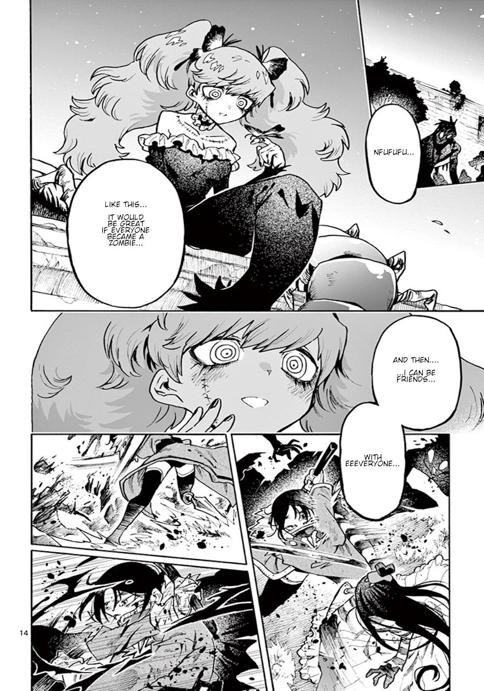 Zombie Gunner Chapter 15 page 14 - Chapter 15: Nailed Chick