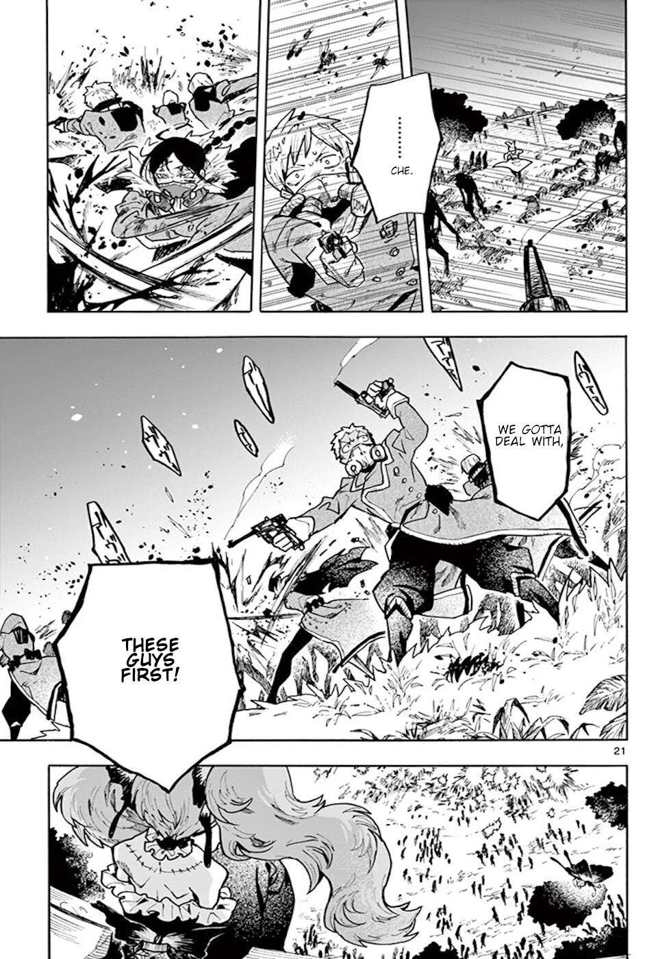 Zombie Gunner Chapter 15 page 21 - Chapter 15: Nailed Chick