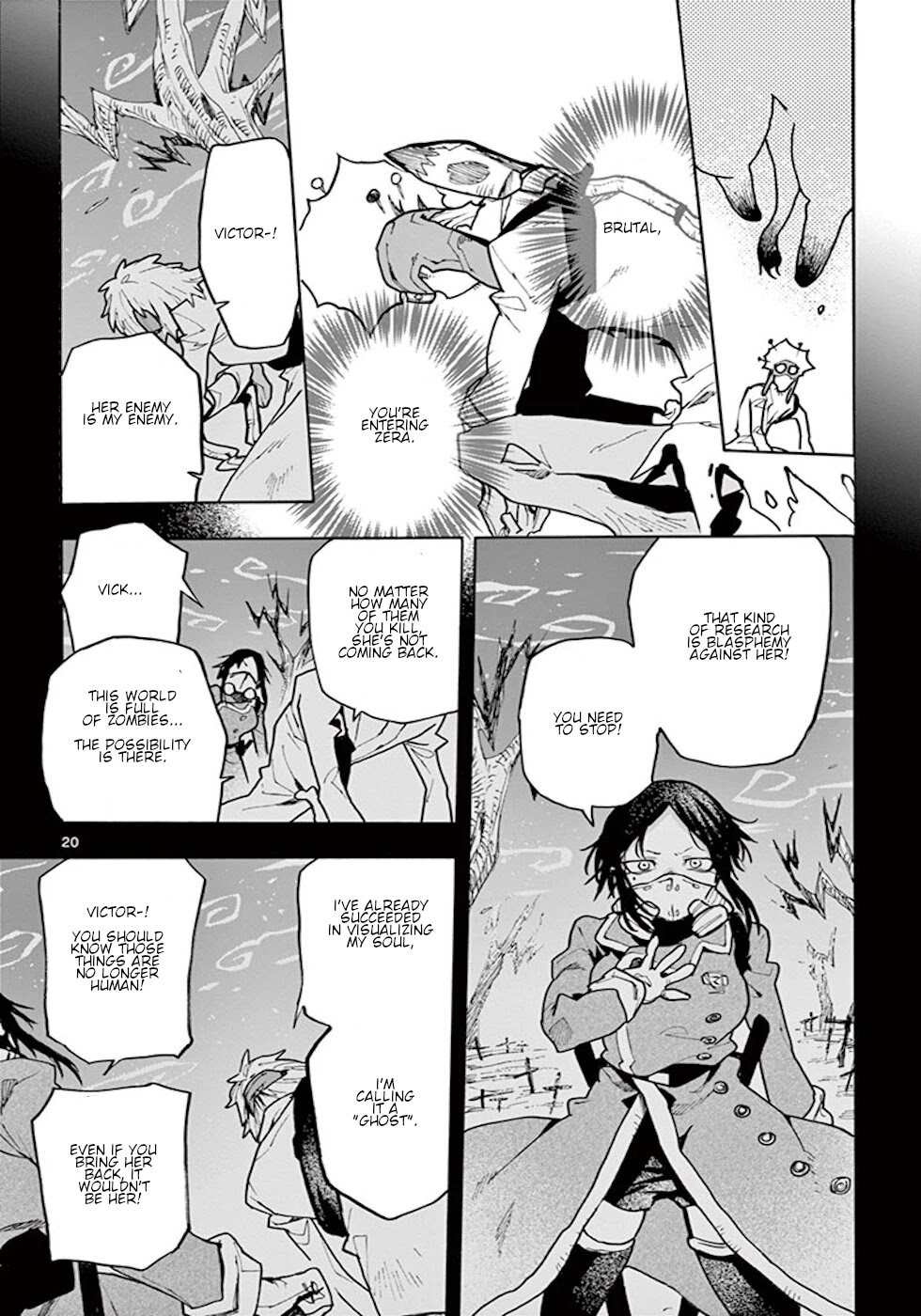 Zombie Gunner Chapter 16 page 20 - Chapter 16: Things To Connect