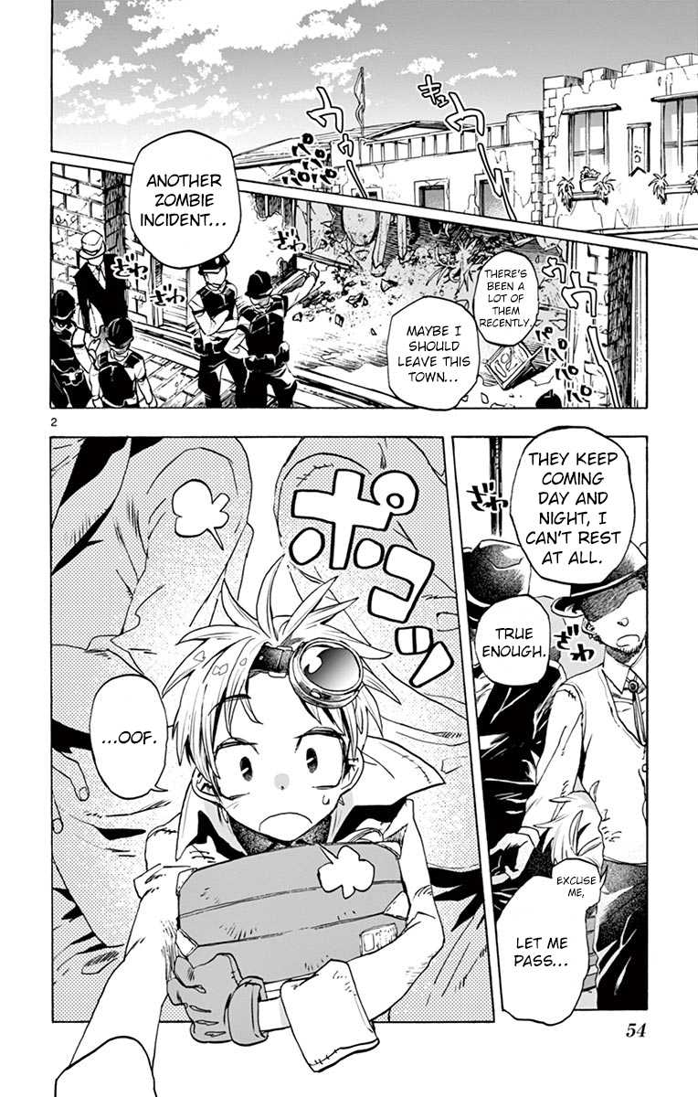 Zombie Gunner Chapter 2 page 2 - Chapter 2: Second Needle: Maggie's disaster