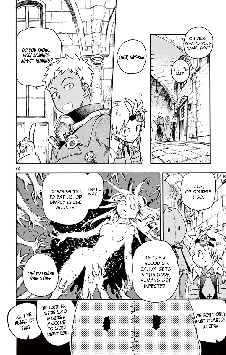 Zombie Gunner Chapter 4 page 22 - Chapter 4: Fourth Needle: Eradicate zombies