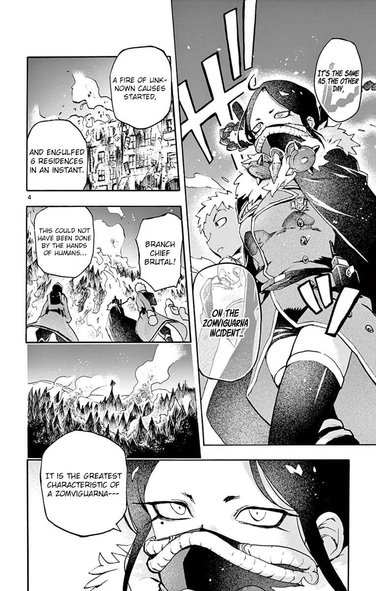 Zombie Gunner Chapter 5 page 4 - Chapter 5: Fifth Needle: Creeping Red Cat