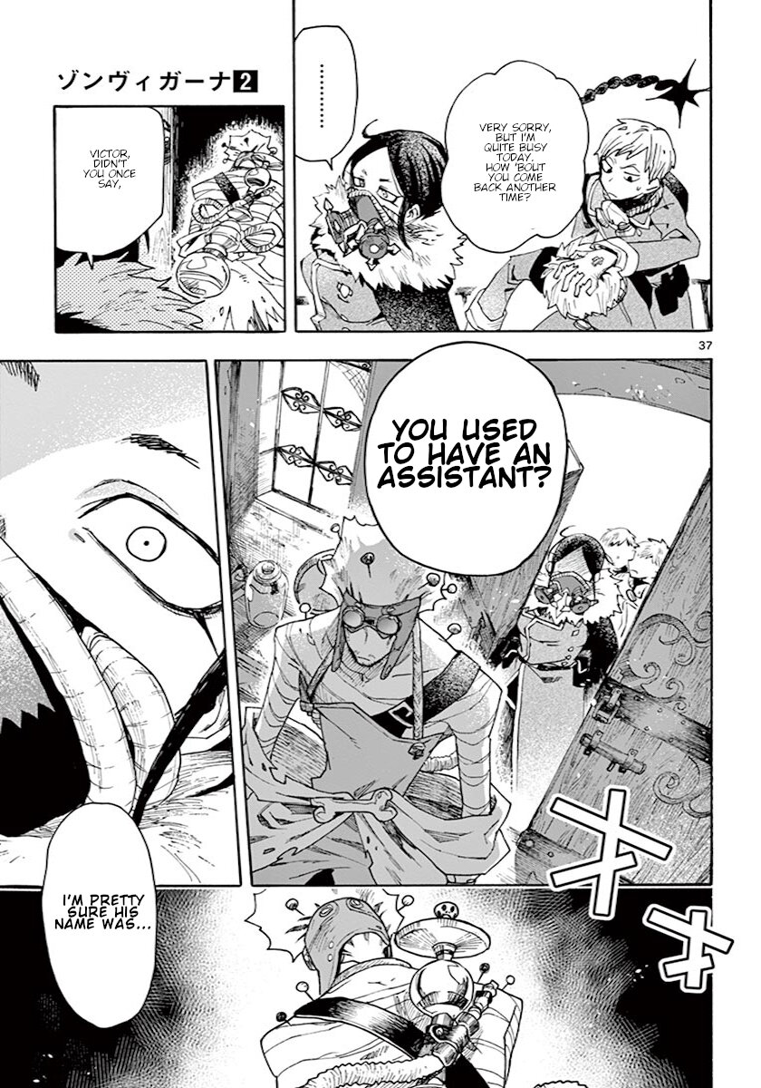 Zombie Gunner Chapter 8 page 36 - Chapter 8: Professor Victor