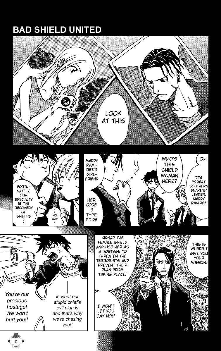 Zombie Powder Chapter 27.7 page 8 - Chapter 27.7: Bad Shield United (Oneshot)