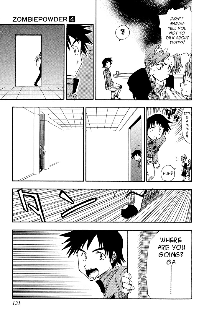 Zombie Powder Chapter 27 page 16 - Chapter 27: track for cut down / the nameless way