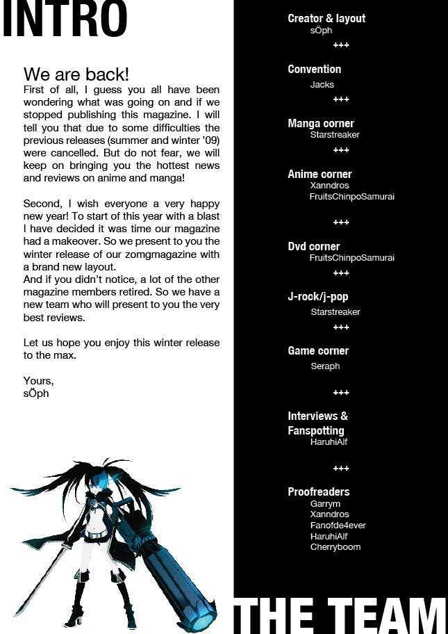 ZOMG Magazine Chapter 4.0 page 3 - Vol.04 Chapter 0 : Winter 09