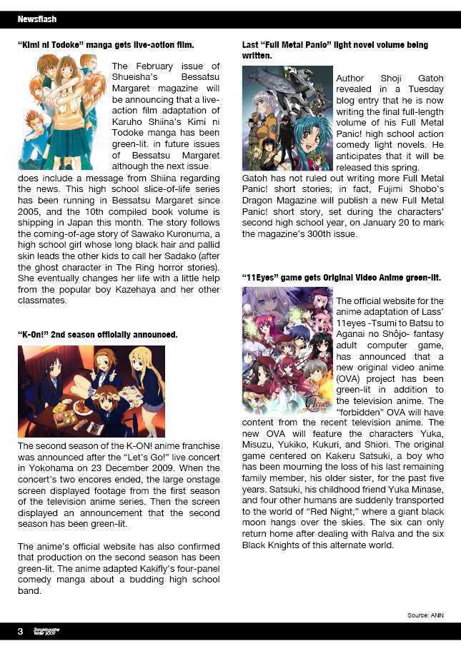 ZOMG Magazine Chapter 4.0 page 4 - Vol.04 Chapter 0 : Winter 09