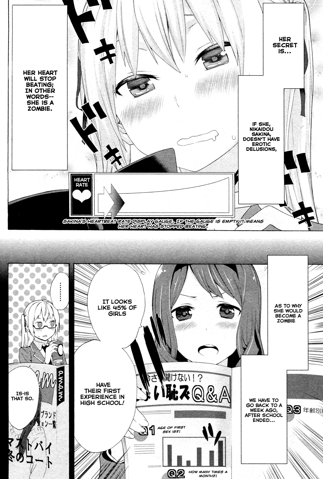 Zonbicchi wa Bicchi ni Fukumaremasu ka? Chapter 1 page 10 - Chapter 1: Zombie Girl in Love, Sakina