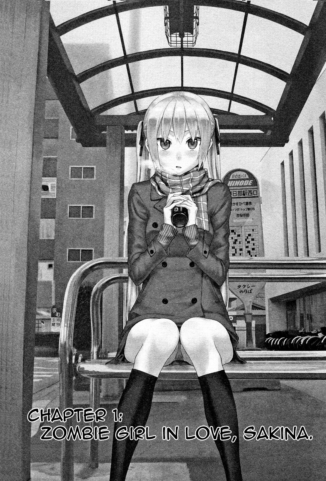 Zonbicchi wa Bicchi ni Fukumaremasu ka? Chapter 1 page 5 - Chapter 1: Zombie Girl in Love, Sakina
