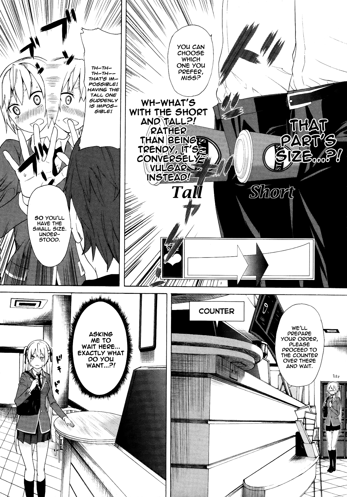 Zonbicchi wa Bicchi ni Fukumaremasu ka? Chapter 2 page 6 - Chapter 2: Zombitch, goes to a cafe