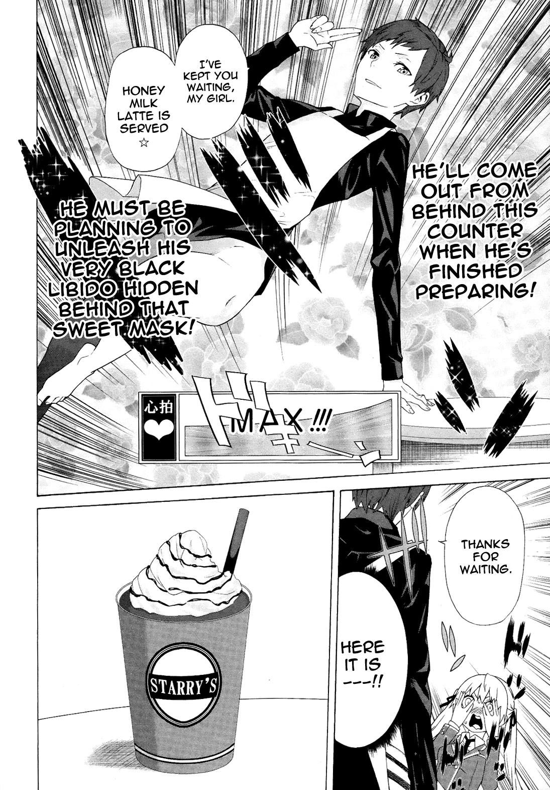 Zonbicchi wa Bicchi ni Fukumaremasu ka? Chapter 2 page 8 - Chapter 2: Zombitch, goes to a cafe