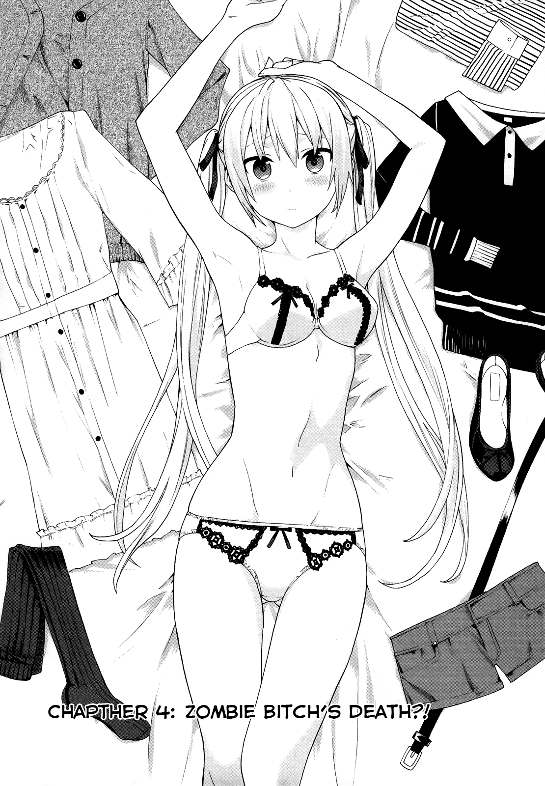 Zonbicchi wa Bicchi ni Fukumaremasu ka? Chapter 4 page 3 - Chapter 4: Zombitch, dies?!