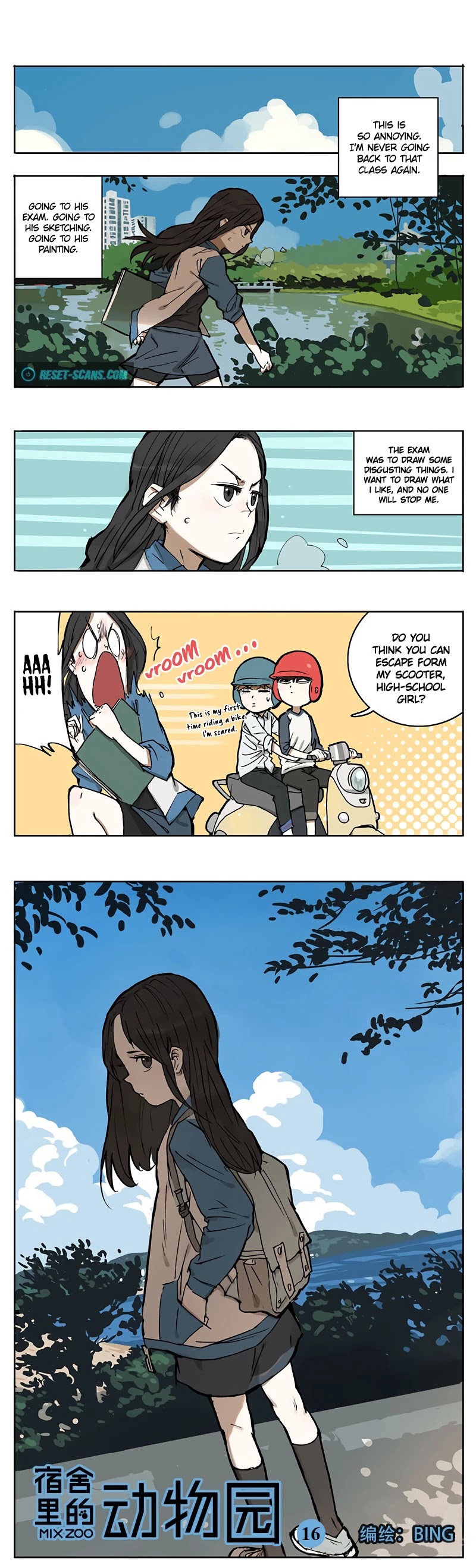 Zoo in the Dorm Chapter 16 page 2 - Chapter 16: I must give the teacher a book