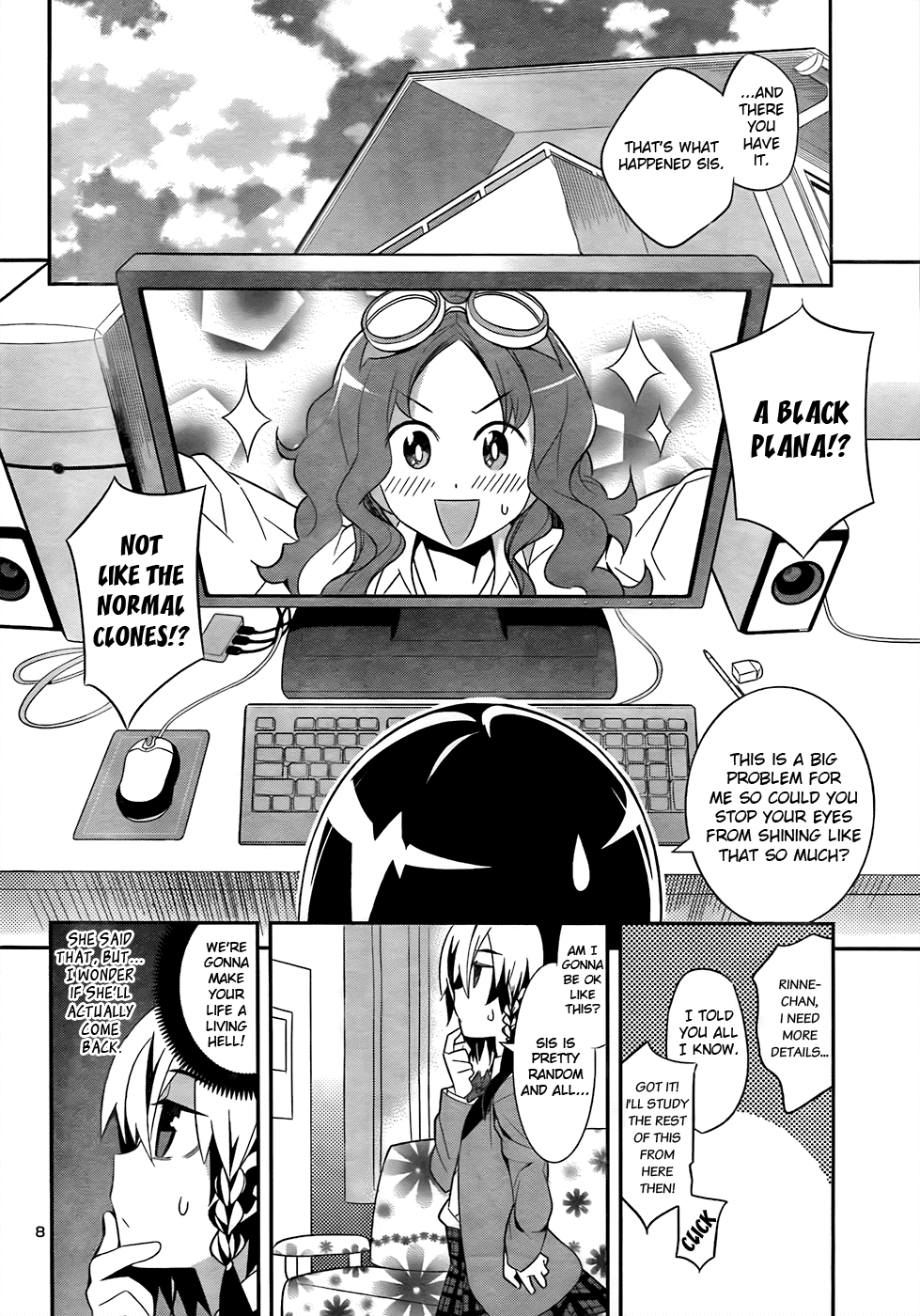 Zoushoku Shoujo Plana-chan! Chapter 10.2 page 8 - Chapter 10 v2 : Rebellious Plana-chan?!