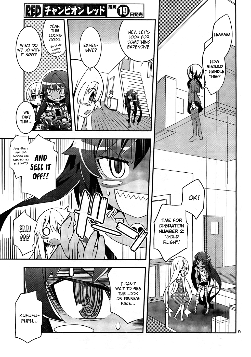 Zoushoku Shoujo Plana-chan! Chapter 10.2 page 9 - Chapter 10 v2 : Rebellious Plana-chan?!
