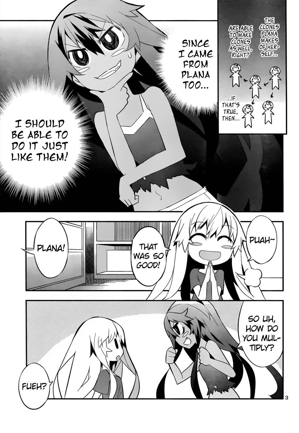 Zoushoku Shoujo Plana-chan! Chapter 17.2 page 3 - Chapter 17 v2 : Lia's Training and Plana-chan