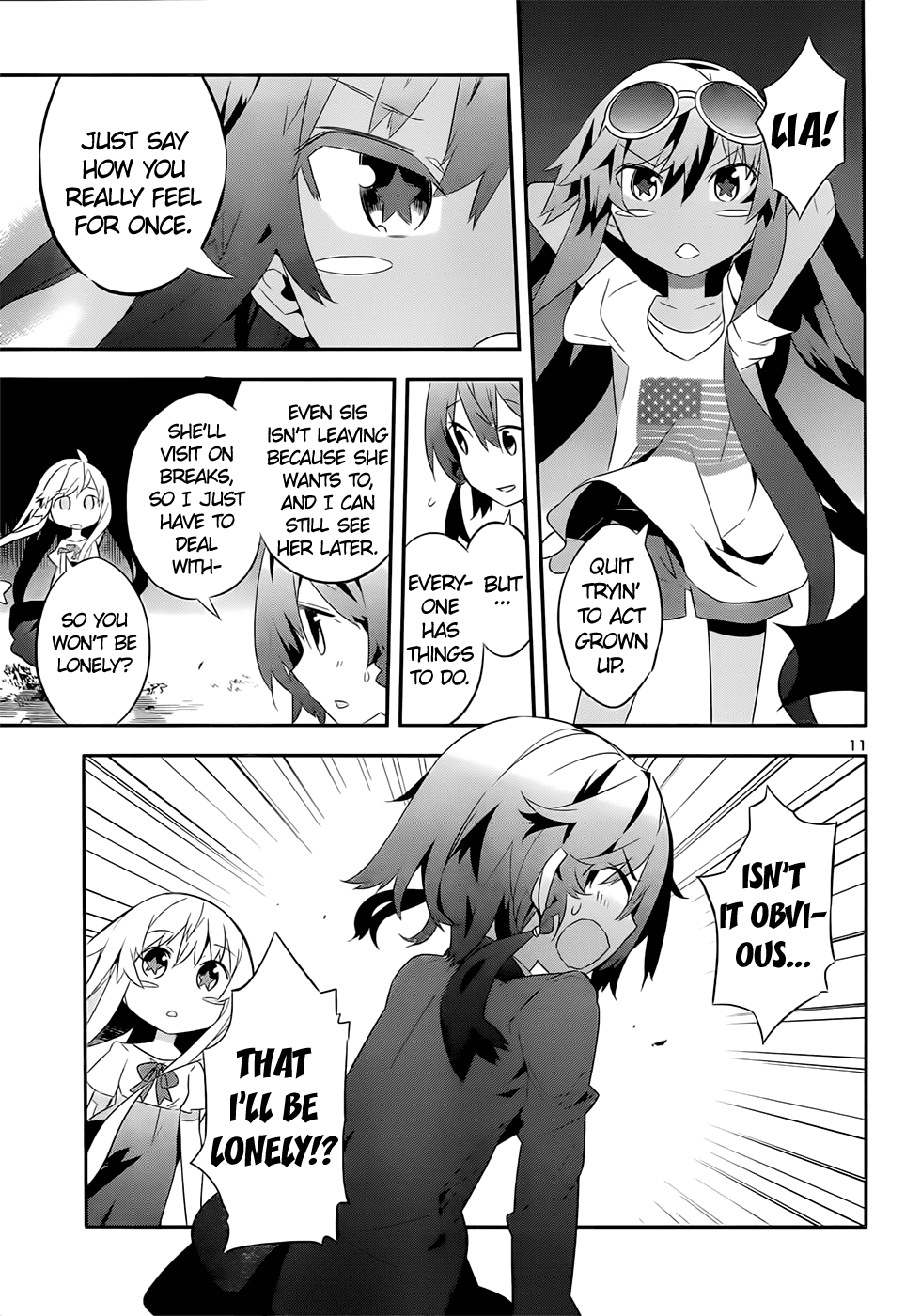 Zoushoku Shoujo Plana-chan! Chapter 20.2 page 11 - Chapter 20 v2 : Plana-chan, farewell?!