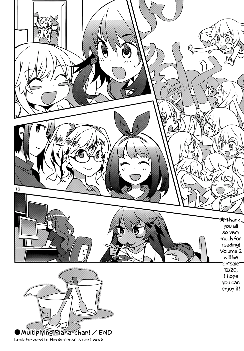 Zoushoku Shoujo Plana-chan! Chapter 21.2 page 16 - Chapter 21 v2 : Plana-chan and Rinne