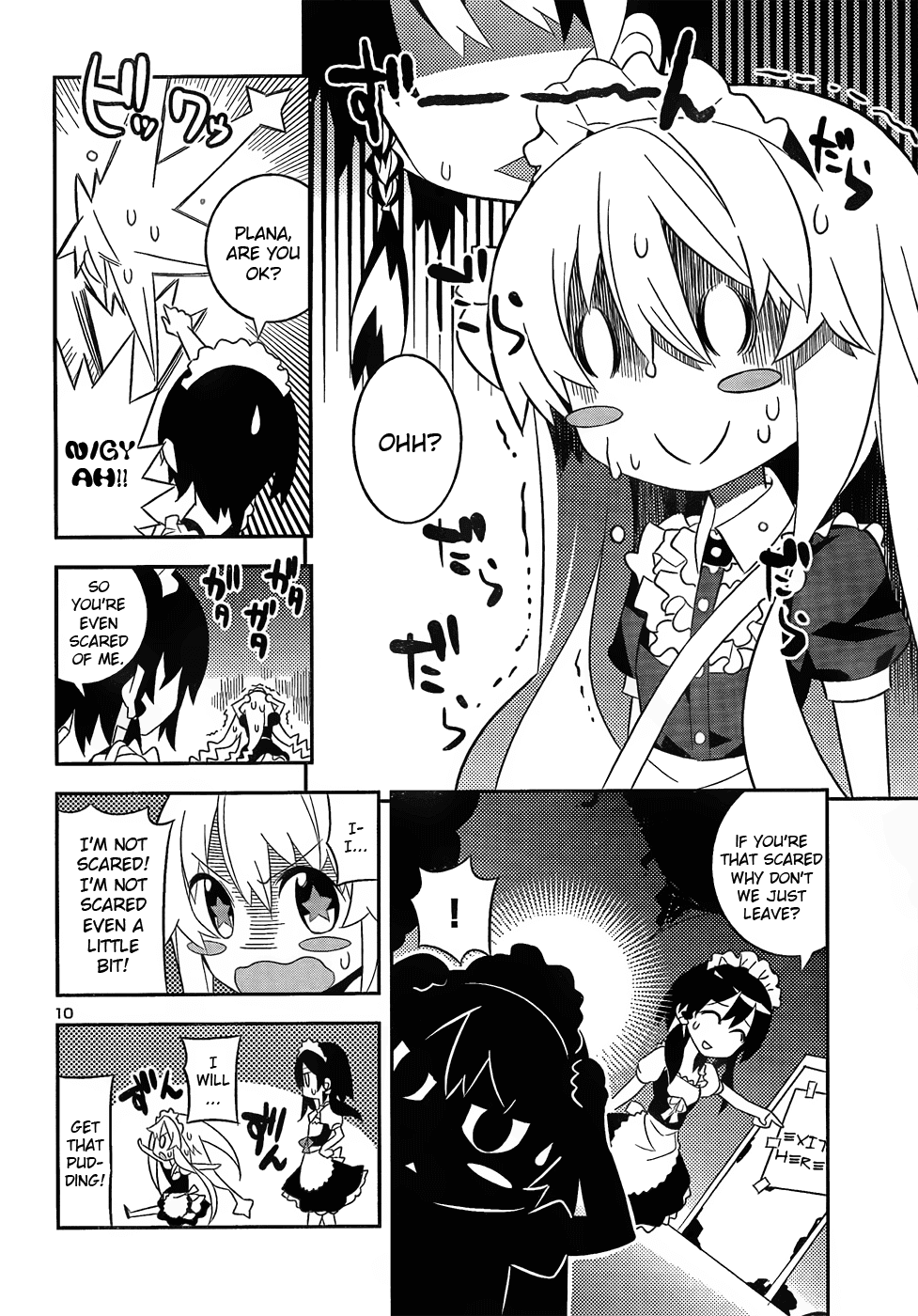 Zoushoku Shoujo Plana-chan! Chapter 9.2 page 10 - Chapter 9 v2 : Plana-chan and the Terrifying Mansion