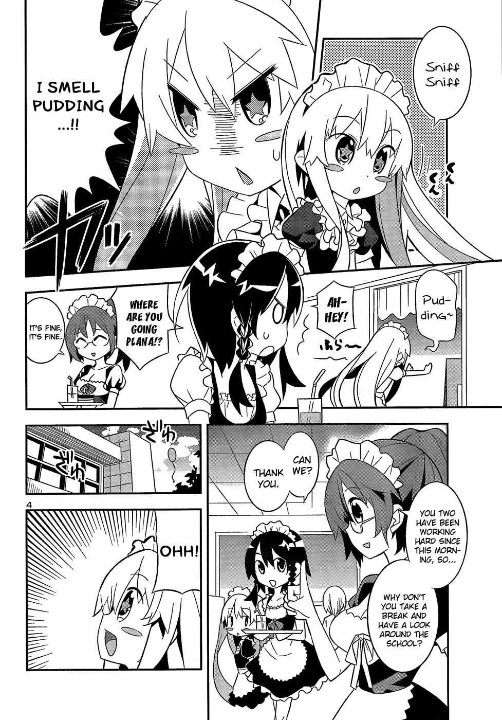 Zoushoku Shoujo Plana-chan! Chapter 9.2 page 4 - Chapter 9 v2 : Plana-chan and the Terrifying Mansion