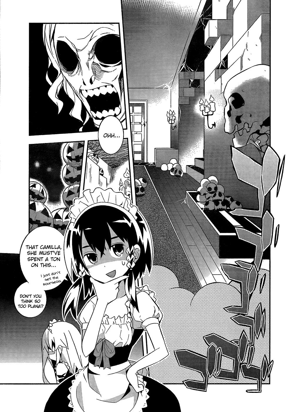 Zoushoku Shoujo Plana-chan! Chapter 9.2 page 9 - Chapter 9 v2 : Plana-chan and the Terrifying Mansion