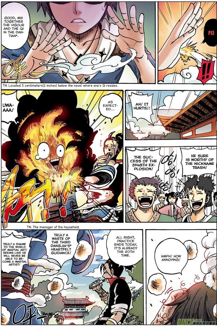 Zui Wu Dao Chapter 1 page 4 - Chapter 1 : A Fortuitous Encounter at The Bottom of The Valley