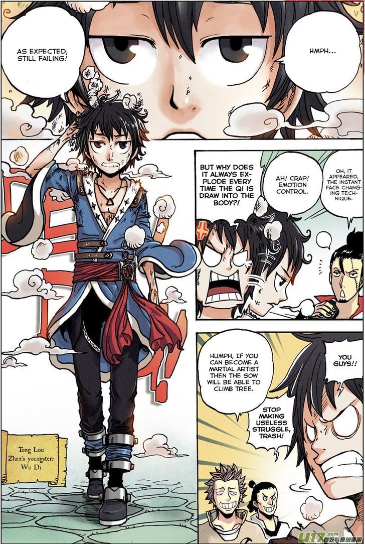 Zui Wu Dao Chapter 1 page 5 - Chapter 1 : A Fortuitous Encounter at The Bottom of The Valley