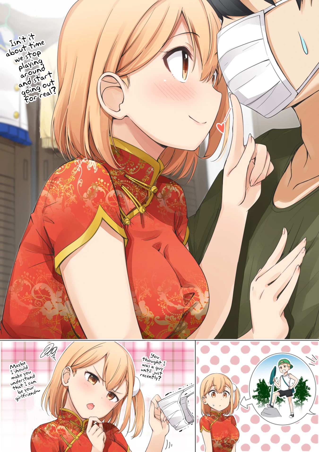 Zutto Otokonoko da to Omotte ita Gakitaishou ga Onnanoko deshita Chapter 12 page 1 - Chapter 12